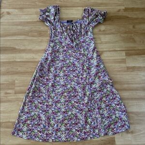 O.P.T Floral Purple Dress